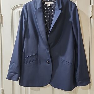 Chico's Classic Navy Blazer